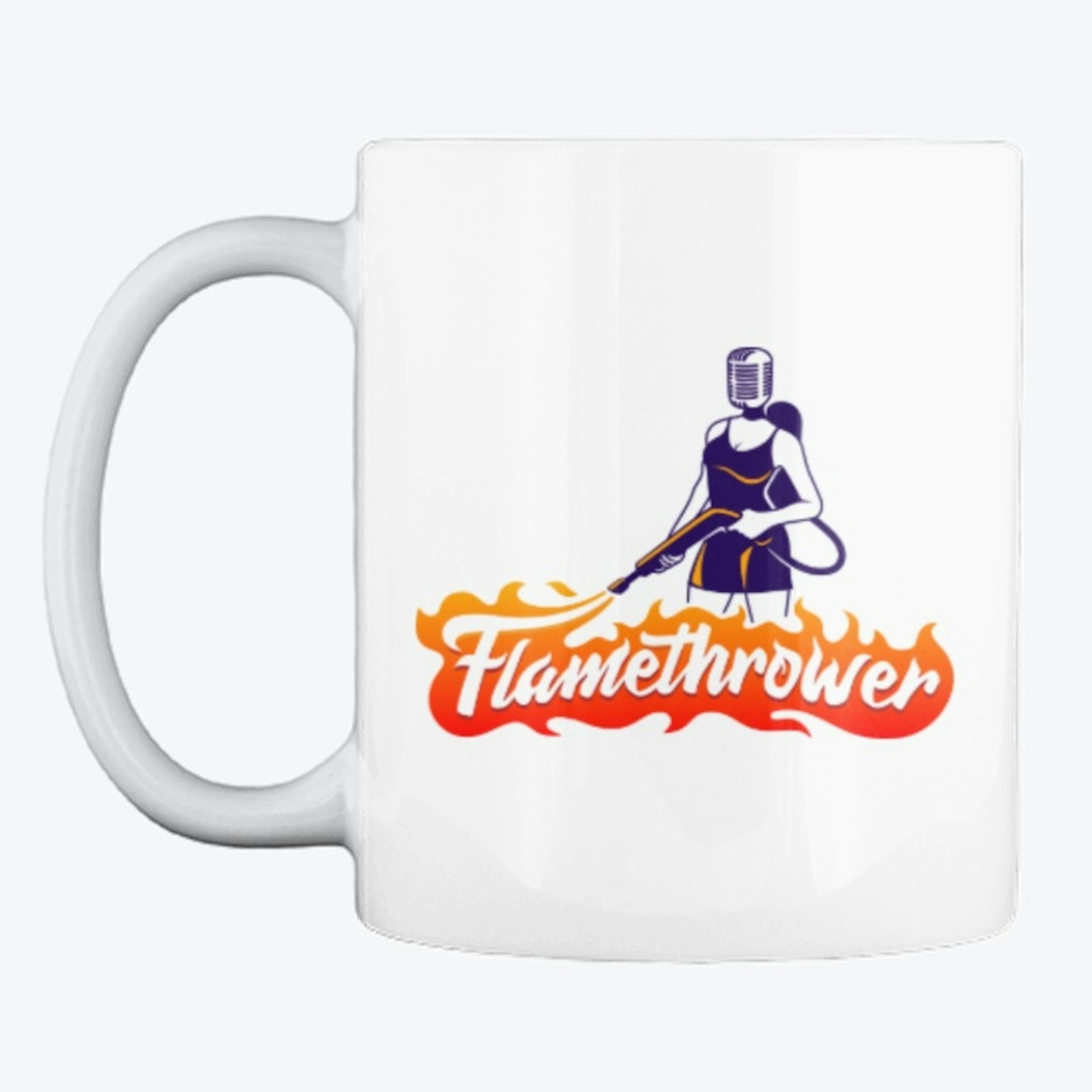 *New* Flamethrower Mic Head Mug