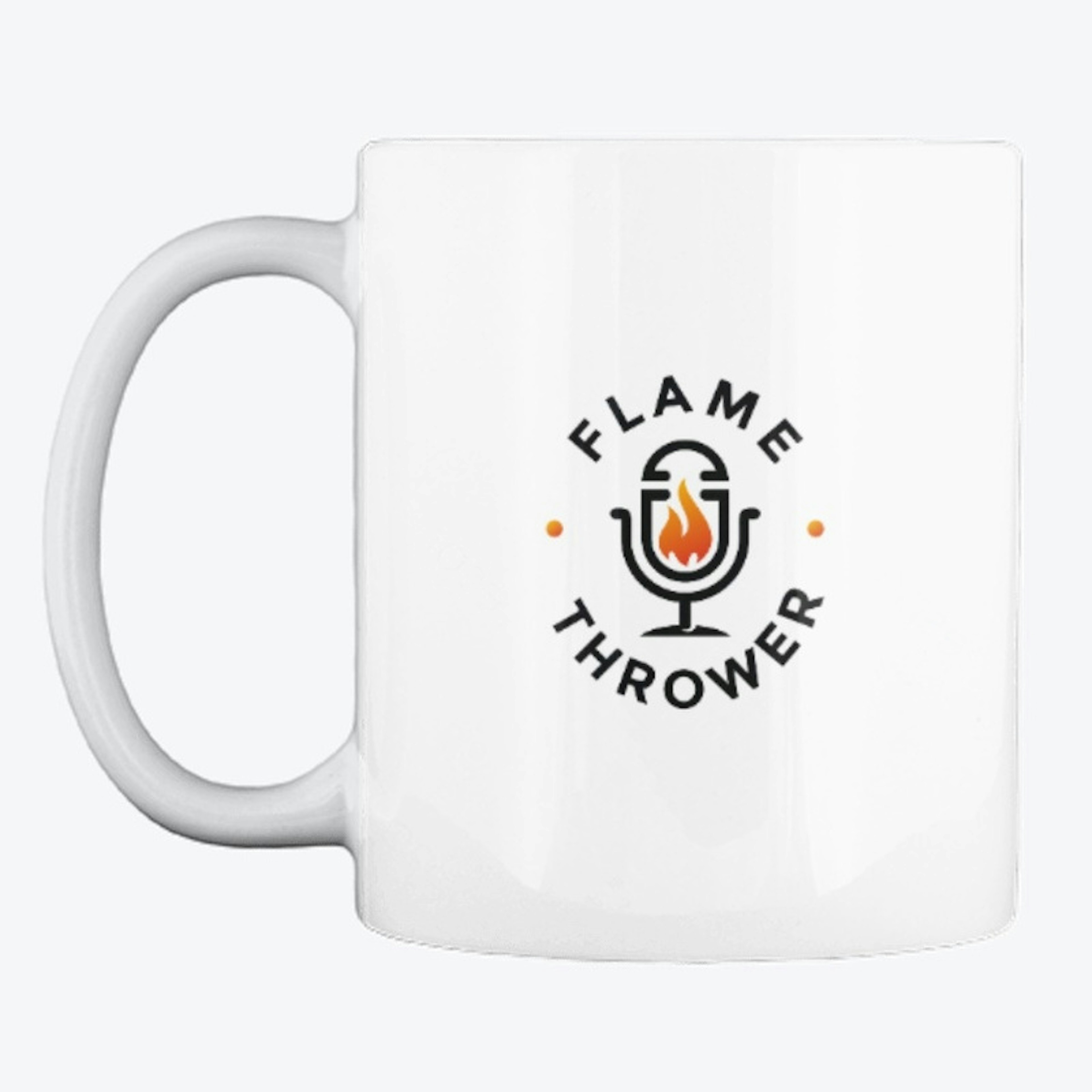 Flamethower mic mug
