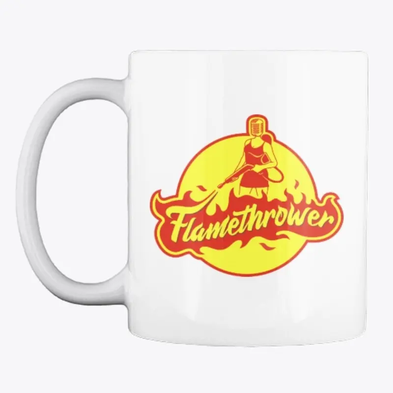 *New* Flamethrower Mic Head Mug